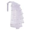 Victorian Steampunk Bustle Skirt 6 Layered Tie-on Belt Tulle Tutu Overskirt view 1