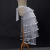 Victorian Steampunk Bustle Skirt 6 Layered Tie-on Belt Tulle Tutu Overskirt view 2