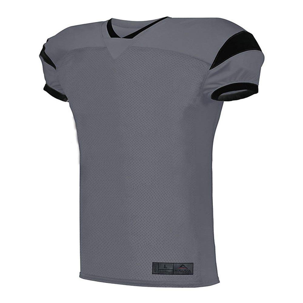 Augusta Sportswear Boys Slant Football Jersey M Graphite/Black