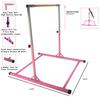 Athletic Bar Professional Kip Bar Horizontal Gymnastics Junior Training Asymmetric Bar Height Adjustable Expandable 3 to 5 FT view 2