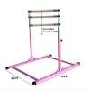 Athletic Bar Professional Kip Bar Horizontal Gymnastics Junior Training Asymmetric Bar Height Adjustable Expandable 3 to 5 FT view 3