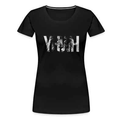 Spreadshirt YHWH Yahweh God Lion Womens Premium T-Shirt, S, Black