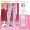 ANTSANG Kids Girls Knee High Socks Long Boot Crazy Silly Fun Gift Cute Tall Animal Socks for Child 6 Pairs Stocking Stuffers Gifts for 10 Year Old Girls Birthday Gifts Ideas(Cute Animals) view 4