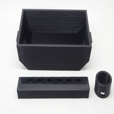 Brass Catcher Basket Upgrade, for The RCBS Trimmer-2 (Black)