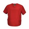 Natural Uniforms Men's Scrub Set Medical Scrub Tops and Pants (XX-Large, Red) view 2