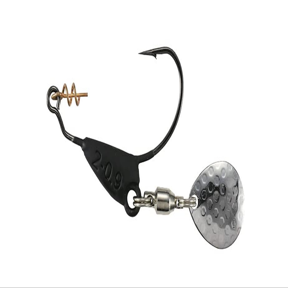 Duo Realice Spin Hook, 0.03 oz (0.9 g), #1/0 Matte Black