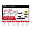 Duo Realice Spin Hook, 0.03 oz (0.9 g), #1/0 Matte Black view 2