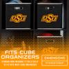 Franklin Sports NCAA Oklahoma St. Cowboys Storage Bin - Collapsible Cube Container + Storage Basket - Folding Fabric Shelf Organizer - NCAA Office, Bedroom + Living Room Dcor - 10.5" x 10.5" Inches view 3