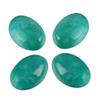 4pcs Adabele Natural Amazonite Flatback Oval Gemstone Cabochon Loose Dome Cabs Stone 18mm x 13mm (0.71" x 0.51") for Jewelry Making GCN-B28 view 1