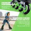 2PM SPORTS Torinx Green Boys Adjustable Inline Skates, Fun Beginner Roller Skates for Kids, Youth, Girls, Men and Women (Green, Small - Little Kid (10.5C-13C US)) view 4