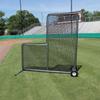 Cimarron Sports Outdoor Practice 7x7#84 Premier L-Net and Frame with Wheels view 1