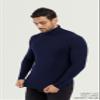X RAY Mens Turtleneck, Soft Slim Fit Pullover Top, Basic Turtle Neck Sweater for Men, Navy, Medium view 3