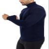X RAY Mens Turtleneck, Soft Slim Fit Pullover Top, Basic Turtle Neck Sweater for Men, Navy, Medium view 4