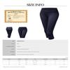 3/4 Mesh Contrast Workout Yoga Pants Turquoise L view 4