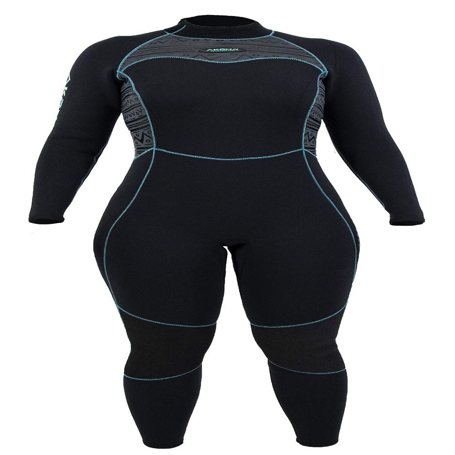 AKONA Women's 3mm Full Suit. Quantum Stretch Neoprene - Tiffany - 13