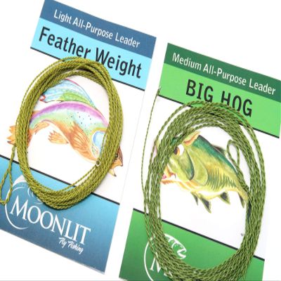 All-Purpose Leader Combo (4-6wt) with Moonlit Featherweight & Big Hog Furled Fly Fishing Leaders