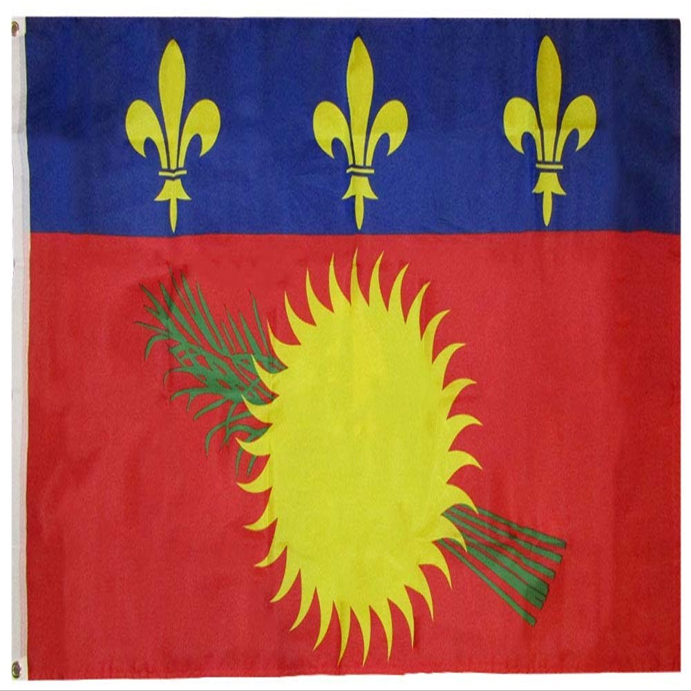 3x5 Gadeloupe (Sun) 100D 3'x5' Premium Quality Heavy Duty Printed Polyester Flag