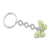 Butterfly Key Chain Beautiful embellished with Clear Swarovski - Green view 3