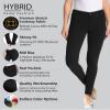 Hybrid & Company Super Comfy Stretch Women 5 Pockets Corduroy Skinny Pants P21950SKX Black 20 view 4