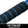Franklin Sports MLB Kids Jumbo Plastic Bat - Blue - Backyard Baseball view 4
