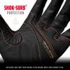 Franklin Sports Adult MLB Shok-Sorb X Batting Gloves, Adult X-Large, Pair, Black/Gold view 3