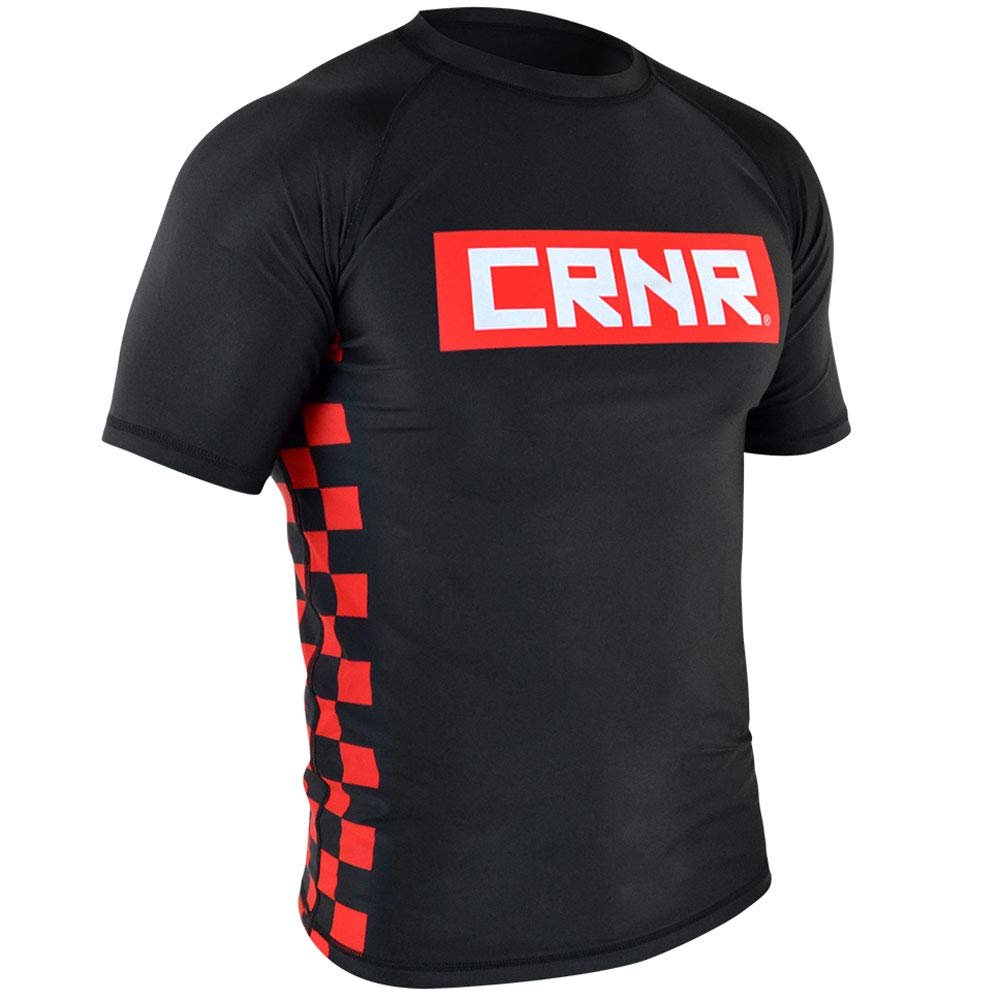 Combat Corner Punch | Choke Rash Guard (Small) Black