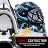 Franklin Sports Seattle Kraken NHL Team Logo Mini Hockey Goalie Mask with Case - Collectible Goalie Mask with Official NHL Logos and Colors view 2