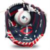 Franklin Sports MLB Youth Teeball Glove and Ball Set - Kids Minnesota Twins Baseball and Teeball Glove and Ball - Perfect First Kids Glove - 9.5" view 1
