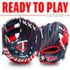 Franklin Sports MLB Youth Teeball Glove and Ball Set - Kids Minnesota Twins Baseball and Teeball Glove and Ball - Perfect First Kids Glove - 9.5" view 3