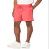 Amazon Essentials Men's 6" Inseam Drawstring Shorts, Coral Pink, Large view 1