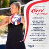 Franklin Sports Kerri Walsh Official Beach Volleyball - USA Colors Beach Volleyball - Official Size + Weight - Authentic Match Ball - Pump + Needle view 2