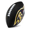 Franklin Sports NFL Baltimore Ravens Football - Kids Foam Football - Soft Junior Size 8.5" Ball with 3D Logos - Perfect for Gameday + Tailgates view 1