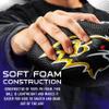 Franklin Sports NFL Baltimore Ravens Football - Kids Foam Football - Soft Junior Size 8.5" Ball with 3D Logos - Perfect for Gameday + Tailgates view 3