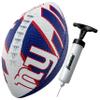 Franklin Sports NFL New York Giants Football - Youth Football - Mini 8.5" Rubber Ball - Perfect for Kids - Team Logos and Colors view 1