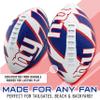 Franklin Sports NFL New York Giants Football - Youth Football - Mini 8.5" Rubber Ball - Perfect for Kids - Team Logos and Colors view 2