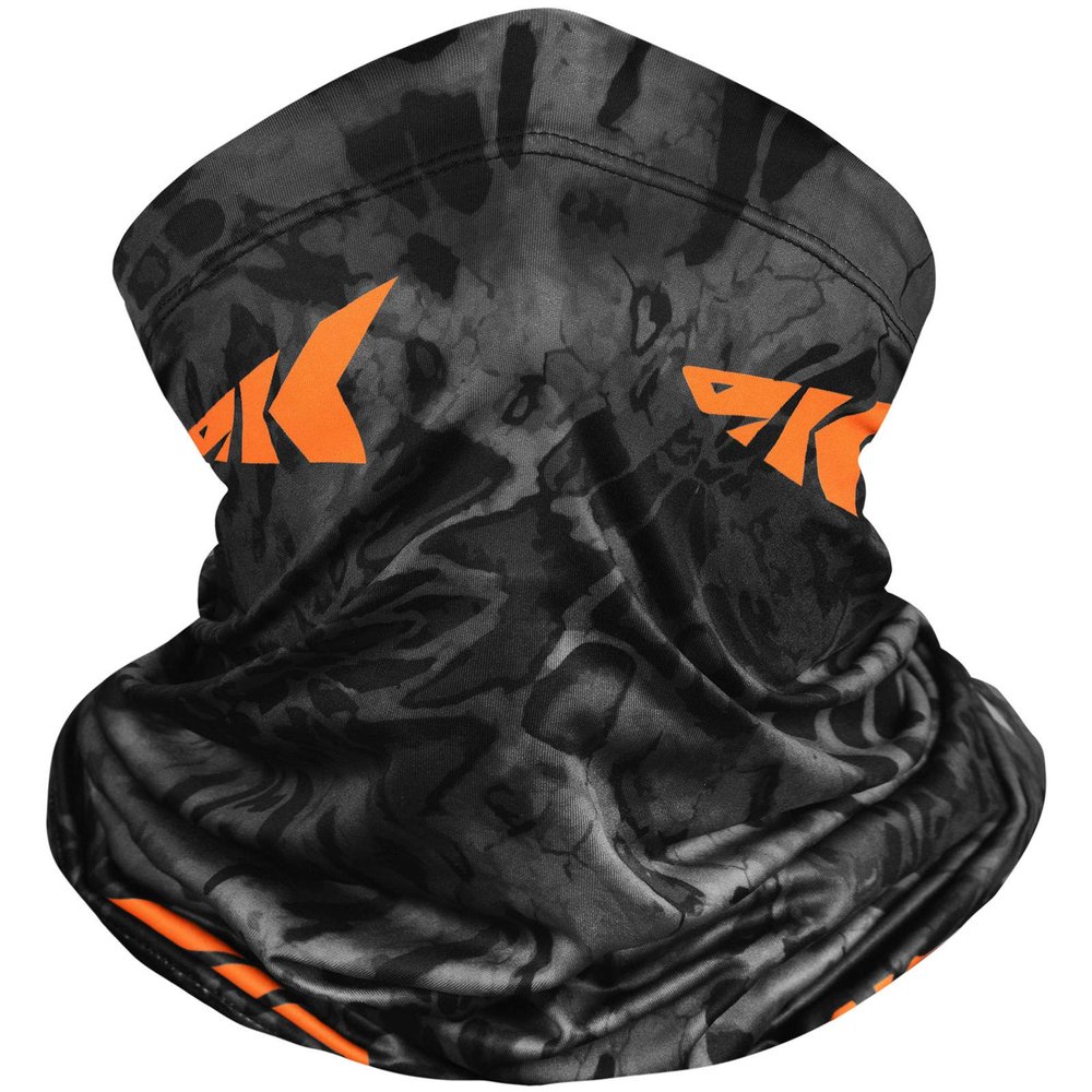 KastKing Sol Armis Neck Gaiter - UPF 50 Face Mask - UV Sun Protection Gaiter Sun Mask for Men & Women, Fishing, Hiking, Kayaking Mask, Prym1 Camo,Blackout,19x9.5 Inches