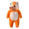 Infant Baby Boys Girls Snowsuits Overcoat Winter Warm Clothes Cartoon Fox Snow Wear Outerwear 3-24 Months (0-3 Months, Orange) view 1