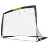 Franklin Sports Blackhawk Backyard Soccer Goal - Portable Kids Soccer Net - Pop Up Folding Indoor + Outdoor Goals - 6'6" x 3'3" - Black view 1
