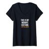 Womens This Is My Midwife Costume Funny Halloween V-Neck T-Shirt view 1