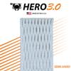 ECD Lacrosse Hero 3.0 Mesh - Semi Hard - White view 3