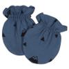 Grow by Gerber baby boys 4-pack Mittens, Black/White/Grey/Blue, New Born US view 3