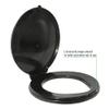 RESTOP Flip-Top Portable Snap-on Toilet Seat (Commode NOT included) - Use with RESTOP Commode or Standard 5-Gallon Bucket view 3