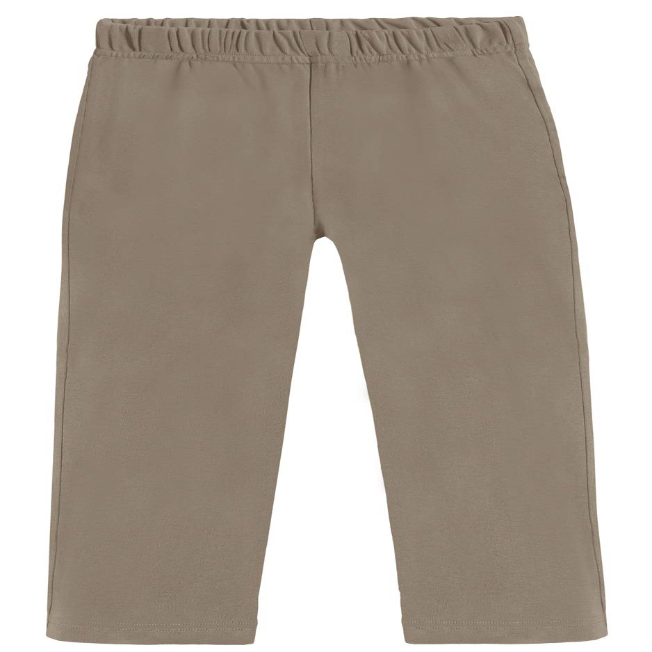 City Threads 100% Cotton Athletic Pants for Boys Sports Camps School Running Basketball Perfect for Sensitive Skin or SPD Clothing, Dark Khaki, 2T