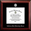 Campus Images California State University, Fresno Diploma Frame  8.5 x 11 Satin Mahogany Silver Medallion, Officially Licensed Graduation Frame view 1