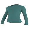 O'Neill Womens Hybrid Long Sleeve Sun Shirt, UPF 50+ Sun Protection, Rash Prevention for Surfing and All Water Activities, Turquoise, Small view 1