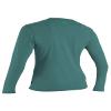 O'Neill Womens Hybrid Long Sleeve Sun Shirt, UPF 50+ Sun Protection, Rash Prevention for Surfing and All Water Activities, Turquoise, Small view 3