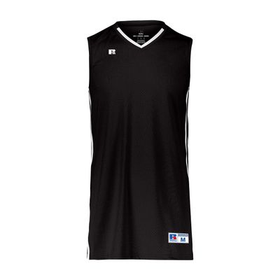 Russell Athletic Legacy Basketball Jersey Black/White 2XL