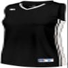 Russell Athletic Ladies Legacy Basketball Jersey Black/White L view 1