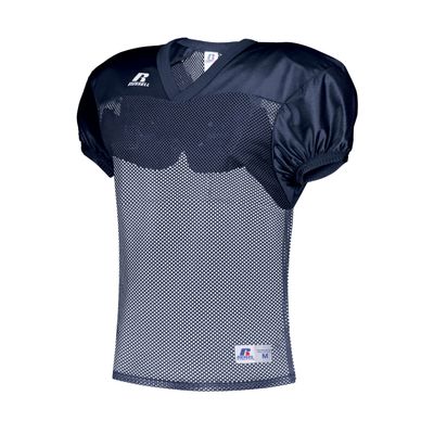 Russell Athletic Mens Stock Practice Jersey Mesh Top Football Jersey for Men, Ideal for Training and Game Day 6L Navy