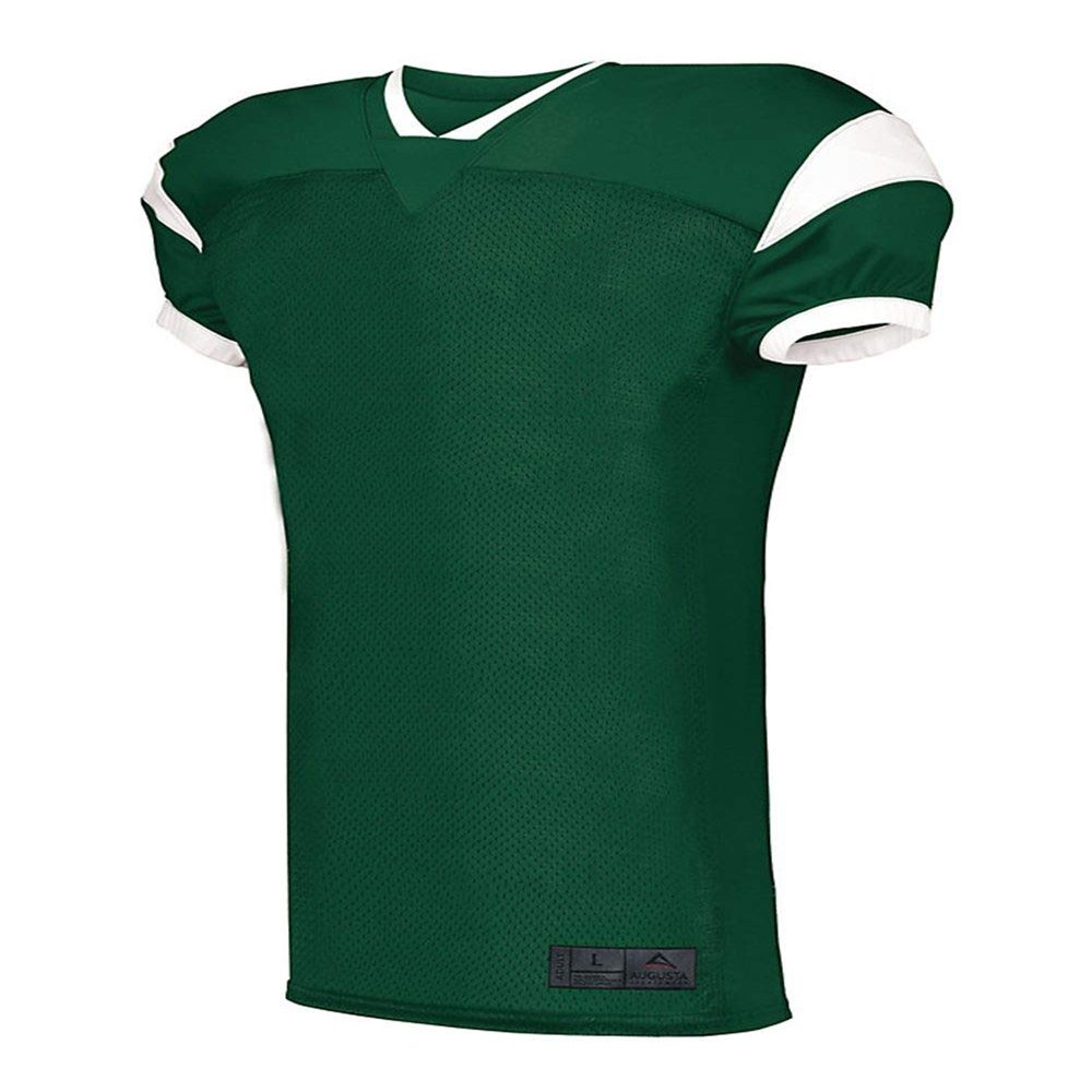 Augusta Sportswear Slant Football Jersey L Dark Green/White